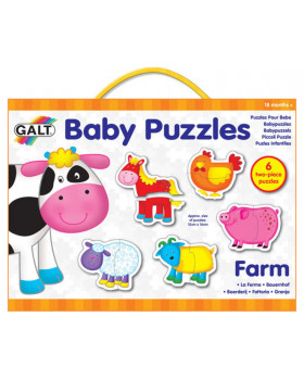 Puzzle pre najmenších - Zvieratká na farme