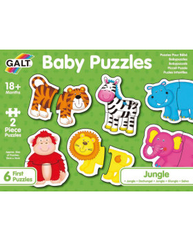 Puzzle pre najmenších - Zvieratká v džungli