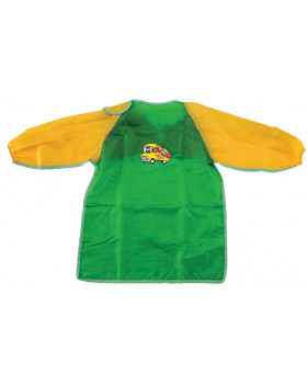 Pracovný plášť - zelený pre 5-8 roč deti