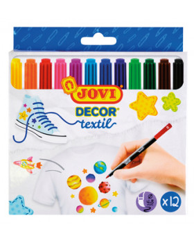 Fixy na textil, 12 ks
