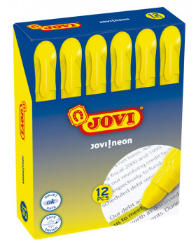Neonový gélový zvýrazňovač - žlté, 12 ks