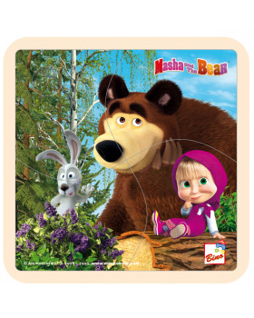 Puzzle pre najmenších - Máša a medveď 1