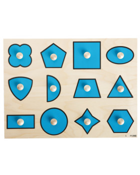 Vkladacie puzzle - Geometrické tvary