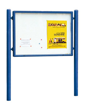 Exteriérová vývesná tabuľa, 120 x 160 cm, modrá
