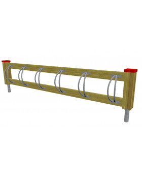 Stojan na bicykle, 4 miesta