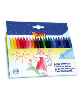 Pastelky Plasticolor, šesťhranné,24 ks