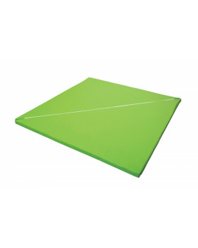 Rohový rozkladací matrac - zelený V