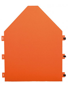 Filcový paraván domček - oranžový