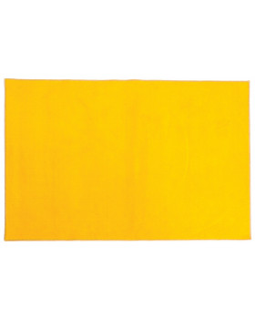 Jednofarebný koberec 1,5 x 2 m - Žltý V