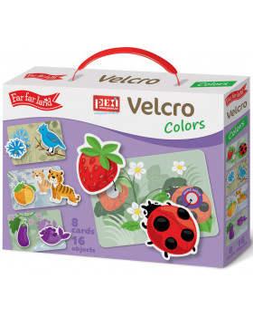 Velcro skladačky - Farby