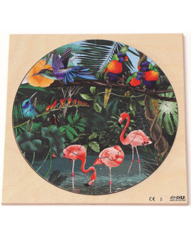Puzzle - Divoké zvieratká - V dažďovom pralese