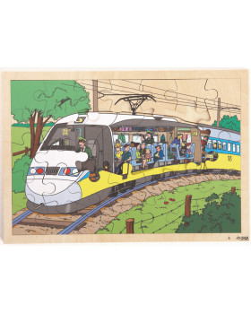 Vrstvové puzzle - Vlak