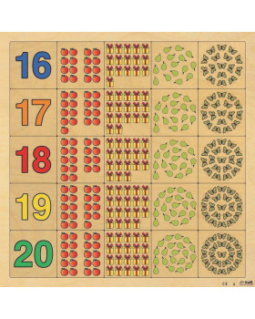 Lotto - Počítanie od 16 - 20