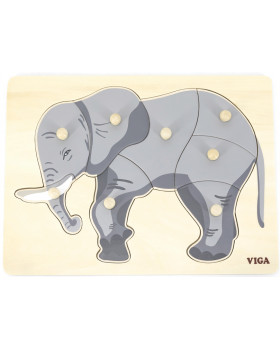 Vkladacie puzzle - Slon