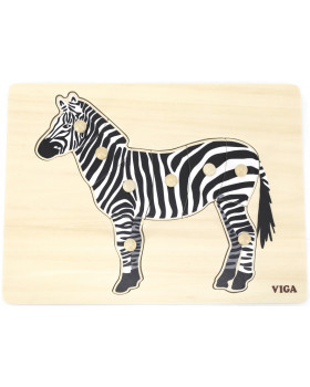 Vkladacie puzzle - Zebra