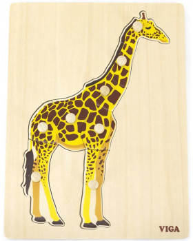 Vkladacie puzzle - Žirafa