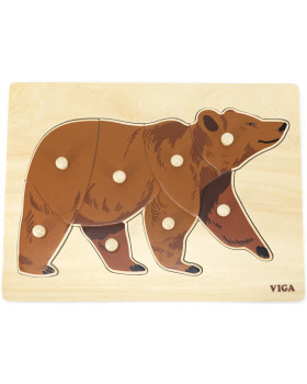 Vkladacie puzzle - Medveď
