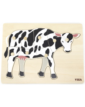 Vkladacie puzzle - Krava
