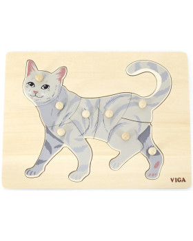 Vkladacie puzzle - Mačka