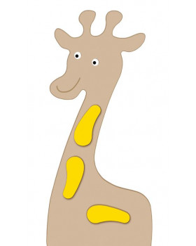Skrinková dekorácia - Žirafa pastelové hnedá