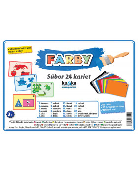 Precvičovacie karty - Farby - slovenská verzia