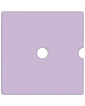 Dvierka Numeric 1 - pastelové fialové