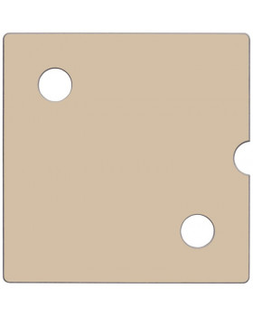 Dvierka Numeric 2 - pastelové hnedé