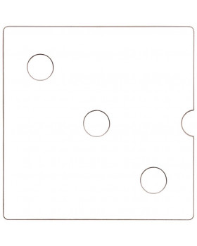 Dvierka Numeric 3 - biele