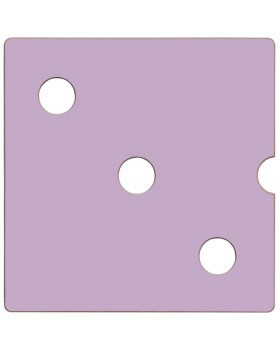 Dvierka Numeric 3 - pastelové fialové