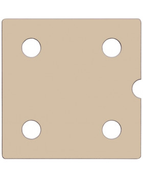 Dvierka Numeric 4 - pastelové hnedé