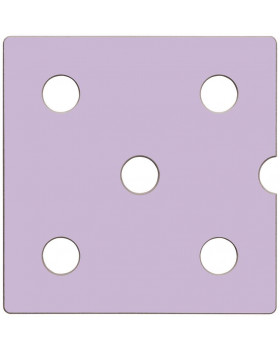 Dvierka Numeric 5 - pastelové fialové