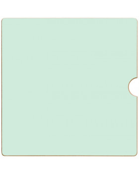 Dvierka Numeric - pastelové zelené
