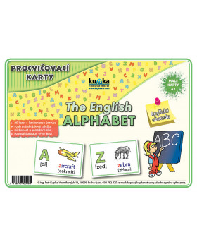 Precvičovacie karty - Anglická abeceda- česká verzia