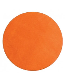 Jednofarebný koberec priem. 2,5 m - Oranžový