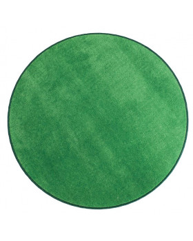 Jednofarebný koberec priem. 2,5 m - Zelený