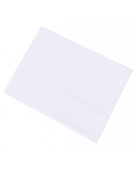 Obliečky NOMI - Jednofarebné biele - sada na vankúš a paplón- obálkové zapínanie