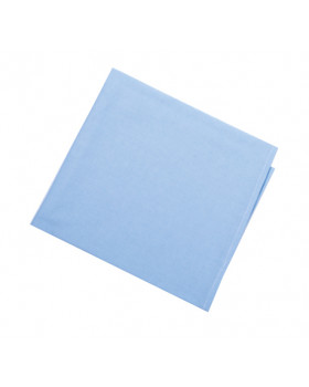 Obliečky IDEAL - Jednofarebné modré - sada na vankúš a paplón- obálkové zapínanie