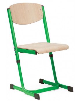 Stolička s reguláciou výšky, veľ. 3-4, zelená