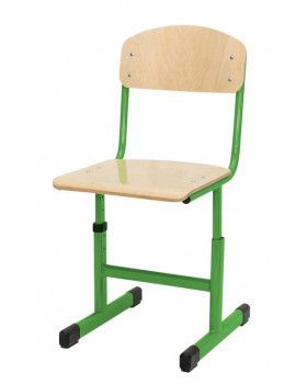 Stolička s reguláciou výšky, veľ. 4-6, zelená