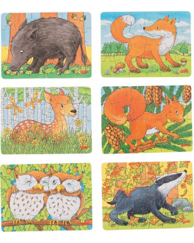 Minipuzzle - Lesné zvieratká (36)