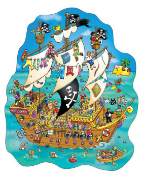 Puzzle - Pirátska loď
