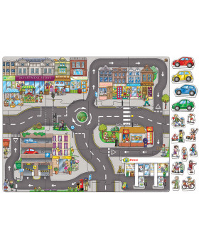 Veľké podlahové puzzle - Veľké mesto