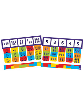 Farebné kódy - Čísla od 1 do 6