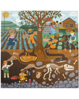Puzzle "Pestovanie"