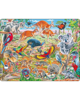 Puzzle - Zvieratá v Austrálii