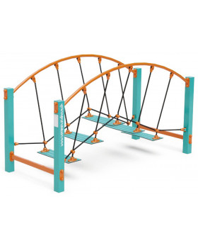 Detské ihrisko - Oblúkový balančný most