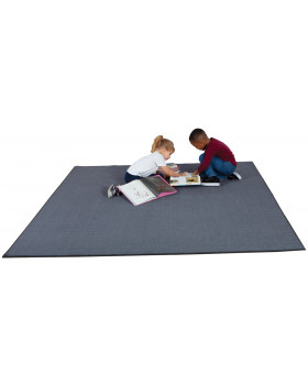 Štvorcový koberec 2x2 m, sivý