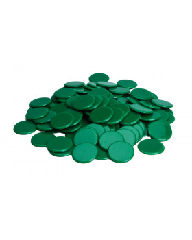 EDUCO - Plastové žetóny - zelené