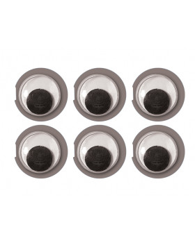 Okrúhle plastové pohyblivé očká, 14 mm