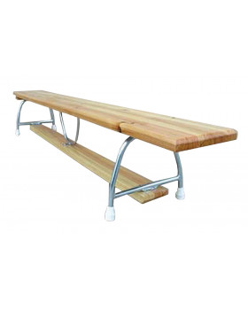 Gymnastická lavička s kovovou konštrukciou 2,5 m